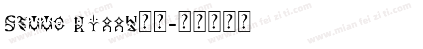Hello Kitty字符字体转换